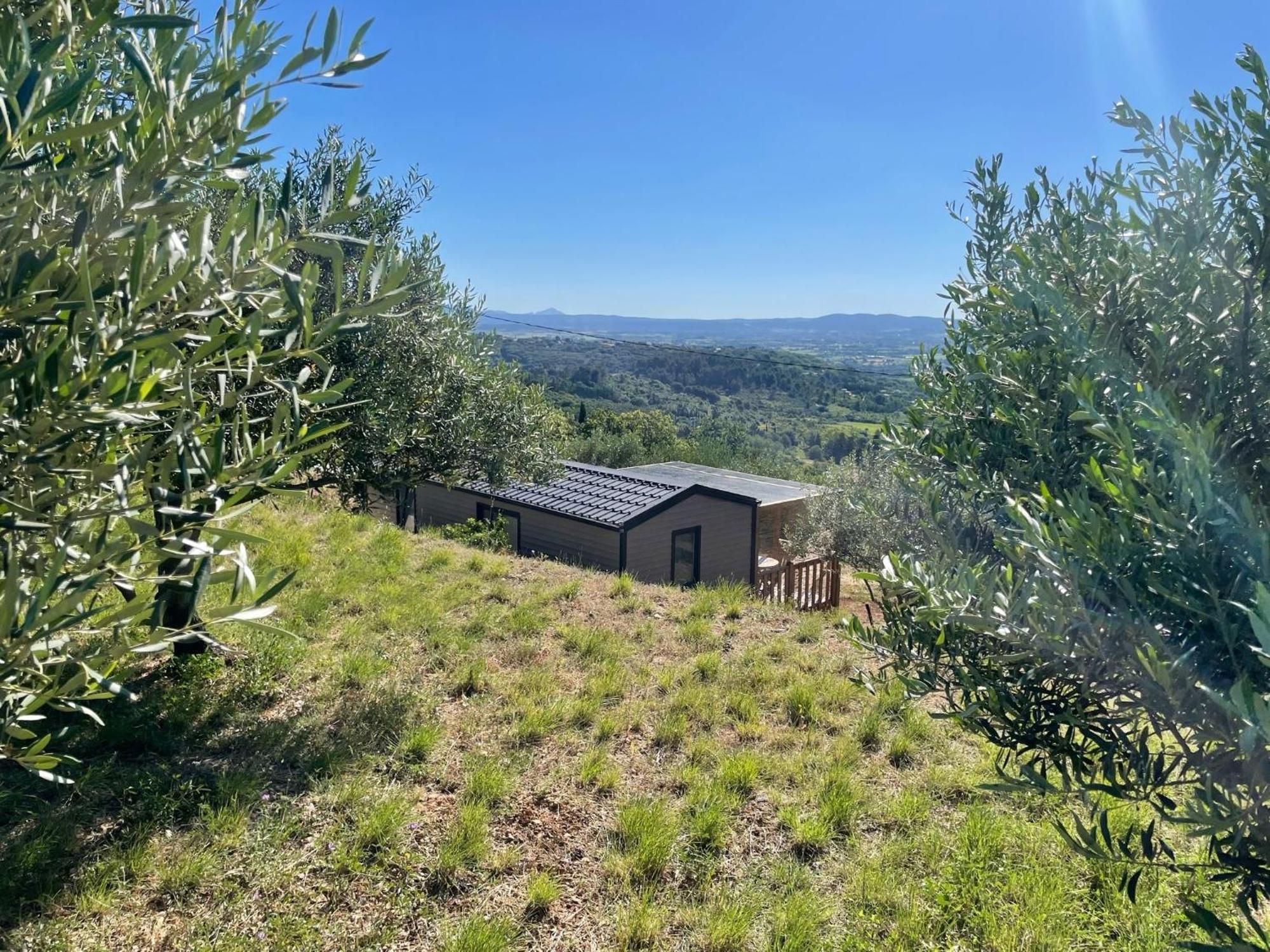 Mobil-Home En Pleine Nature A 3 Mins Du Lac Du Salagou Avec Vue Panoramique Lacoste  Dış mekan fotoğraf