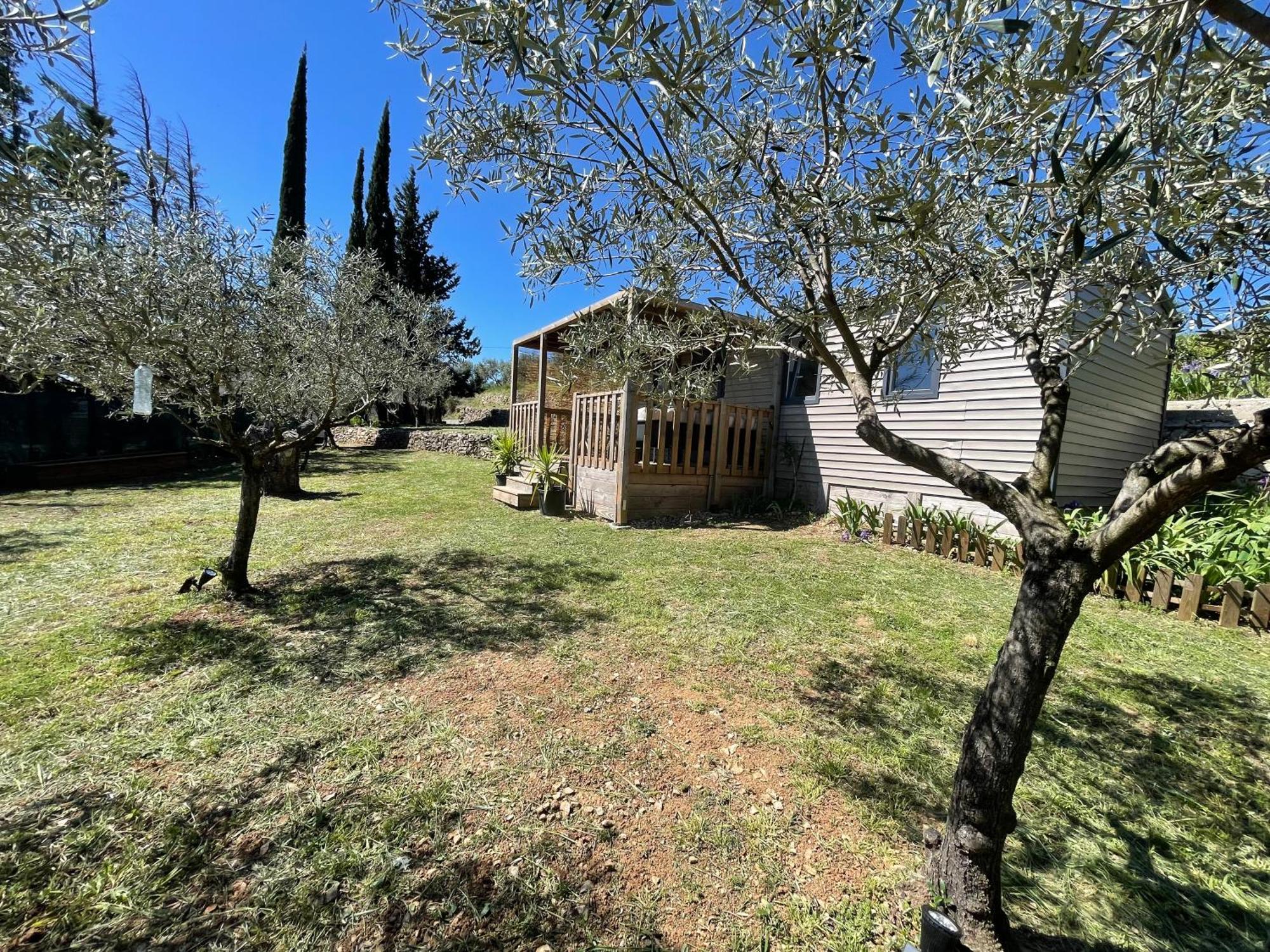 Mobil-Home En Pleine Nature A 3 Mins Du Lac Du Salagou Avec Vue Panoramique Lacoste  Dış mekan fotoğraf